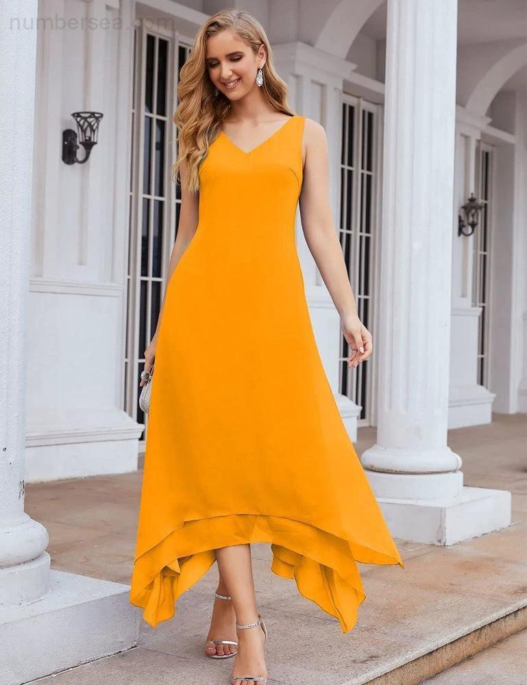Sunnderly Chiffon Plus Size Mother of Bride Dresses with Jacket Formal Dresses for Wedding SY28073 by numbersea