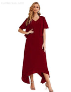 Sunnderly Chiffon Plus Size Mother of Bride Dresses with Jacket Formal Dresses for Wedding SY28073 by numbersea