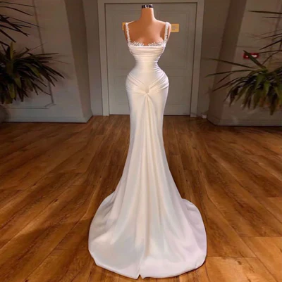 Vestido de noche largo estilo sirena con clase y encantador vestido formal Y616