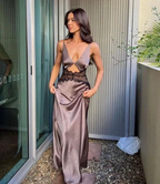 Sexy Cut Out Lace Prom Dress Evening Dress Vacation Party Dress Y7010 by simplepromdress