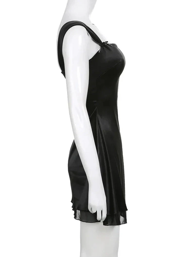 Lovely Black Straps A-line Homecoming Dress Y4035 by simplepromdress