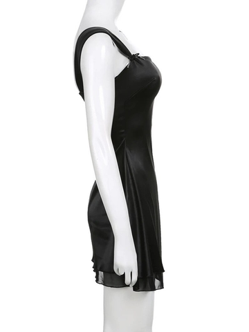 Lovely Black Straps A-line Homecoming Dress Y4035