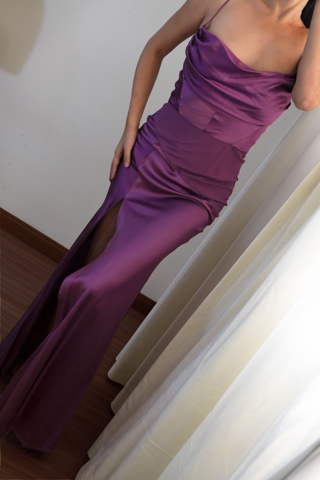 100% Mulberry Silk Manon Gown Main Image