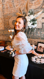 White Homecoming Dress White Party Dress Y2277