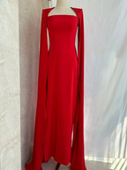 Party Evening Dresses Women Casual Strapless Red Banquet Maxi Wedding Dresses for Female Y4991 by simplepromdress