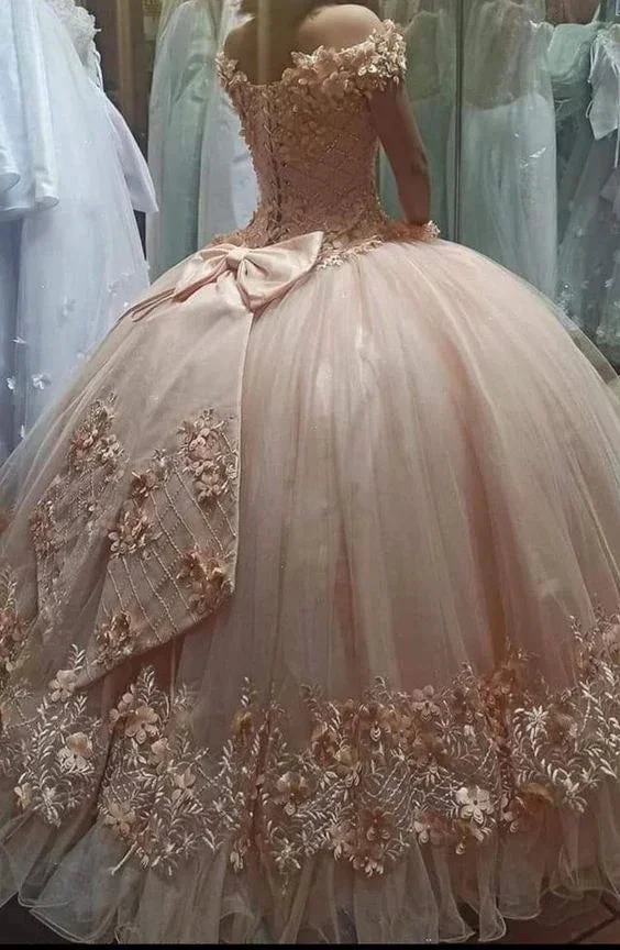 Glamorous Off The Shoulder Quinceanera Dress Ball Gown,Sweet 16 Dress Y7453 by simplepromdress
