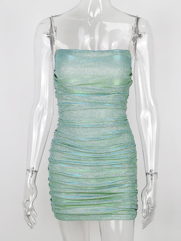 Sexy Shiny Dress Short Homecoming Dress Y1908