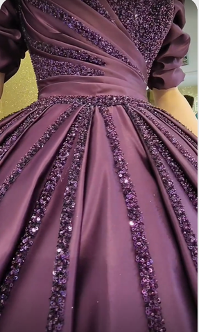 Hermoso vestido de fiesta para boda, vestido de fiesta brillante Y4441