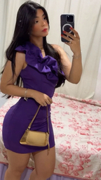 Sexy Purple Tight Homecoming Dress Purple Party Gown Y7359 by simplepromdress