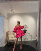 A-line Homecoming Dress Charming Party Dress Y2374 by simplepromdress