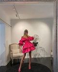 A-line Homecoming Dress Charming Party Dress Y2374 by simplepromdress