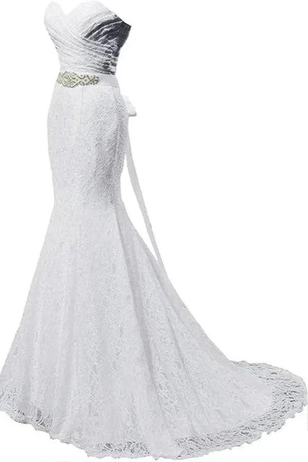 Elegant Mermaid Wedding Dresses Sweetheart Wedding Gowns WD720 by pgmdress