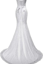 Elegant Mermaid Wedding Dresses Sweetheart Wedding Gowns WD720 by pgmdress