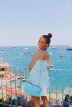 Blue Layered Short Homecoming Dress Summer Holiday Dress Y415 by simplepromdress