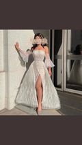 Chic A-line Strapless Prom Dress Fashion Evening Dress Y6708 by simplepromdress
