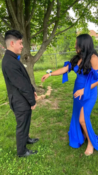 Elegant Royal Blue Prom Dress With Split Royal Blue Evening Dress Y5630 by simplepromdress