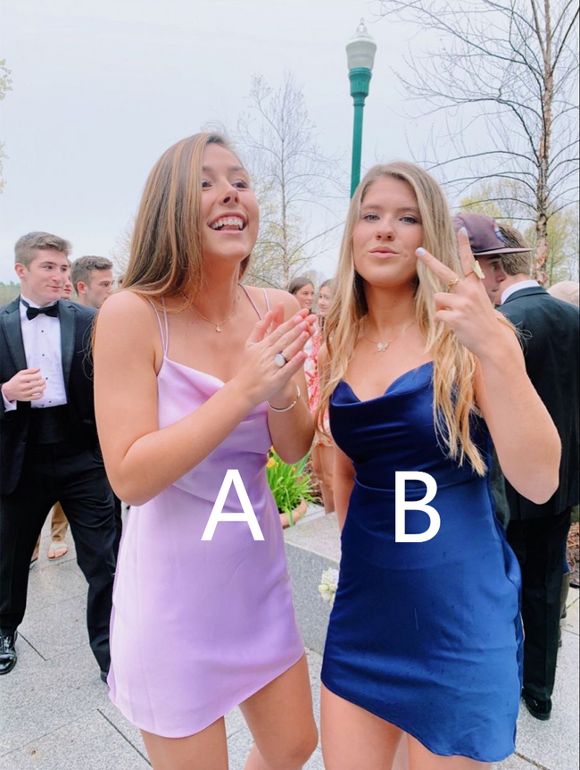 Sexy Dress Purple Homecoming Dress Y2284 Hover Image