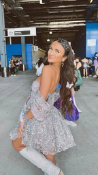 Chic Silver Homecoming Dress Show Party Dress Y3042 by simplepromdress