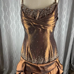 Vintage Satin Beaded Ruched Evening Dress Memaid Prom Dress Y8243 by simplepromdress