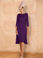 Sheath/Column Long Sleeves Mother of the Bride Dresses with Beading by Dreamylily