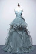 Green Lace Long Prom Dresses Green Lace Long Formal Evening Dresses by Kissprom