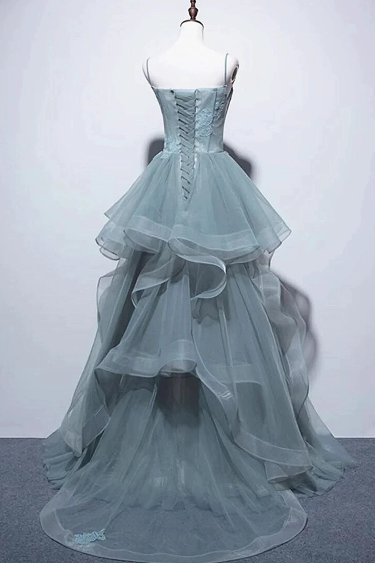 Green Lace Long Prom Dresses Green Lace Long Formal Evening Dresses by Kissprom