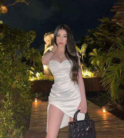 Sexy White Homecoming Dress White Party Dress Y2645