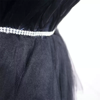 Black Tulle Short Homecoming Dress Strapless Homecoming Dress s38