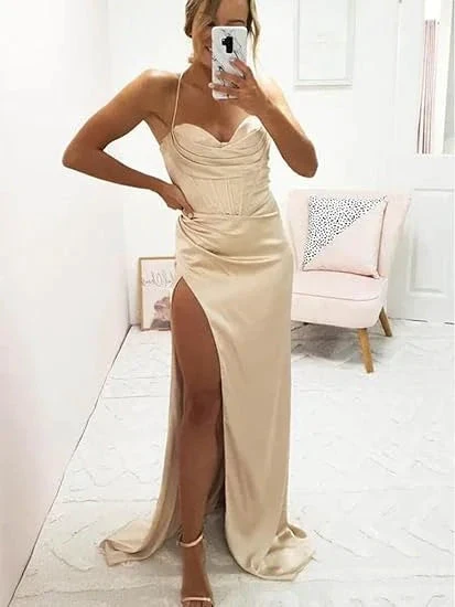 Sweetheart Neck Royal Blue Prom Dresses, Royal Blue Long Formal Evening Dresses Y378 by simplepromdress