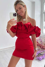 Mini Dress Party Dresses for Women Homecoming Dresses SYH2 by vivymakudress