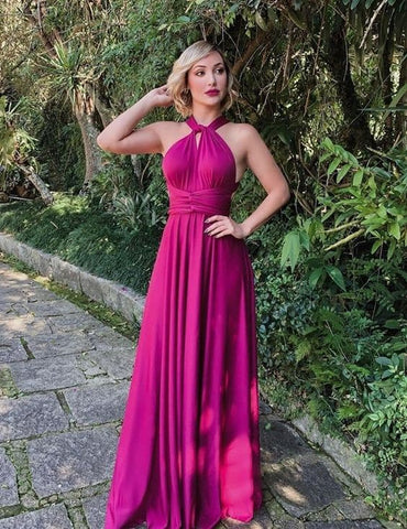 Vestido de noche de gasa para graduación, vestido formal, vestidos largos de graduación SYP32