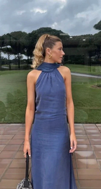 Chic Backless Sleeveless Prom Dress Formal Evening Dress Y2809 by simplepromdress