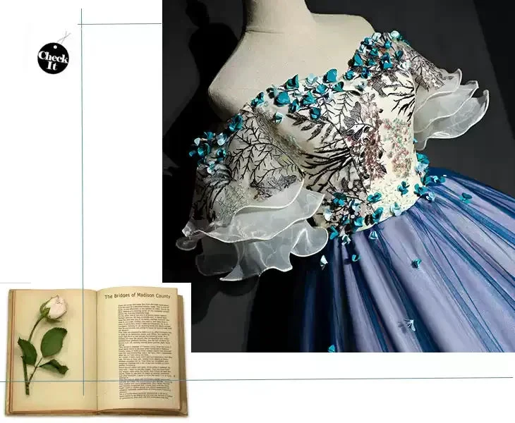 Ball Gown sweet 16 Party Long Prom Dress,Evening Dress,Charming Prom Dresses,Hand-Made Flower Prom Dress S4837 by simplepromdress