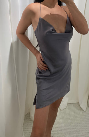 Gray Mini Dress