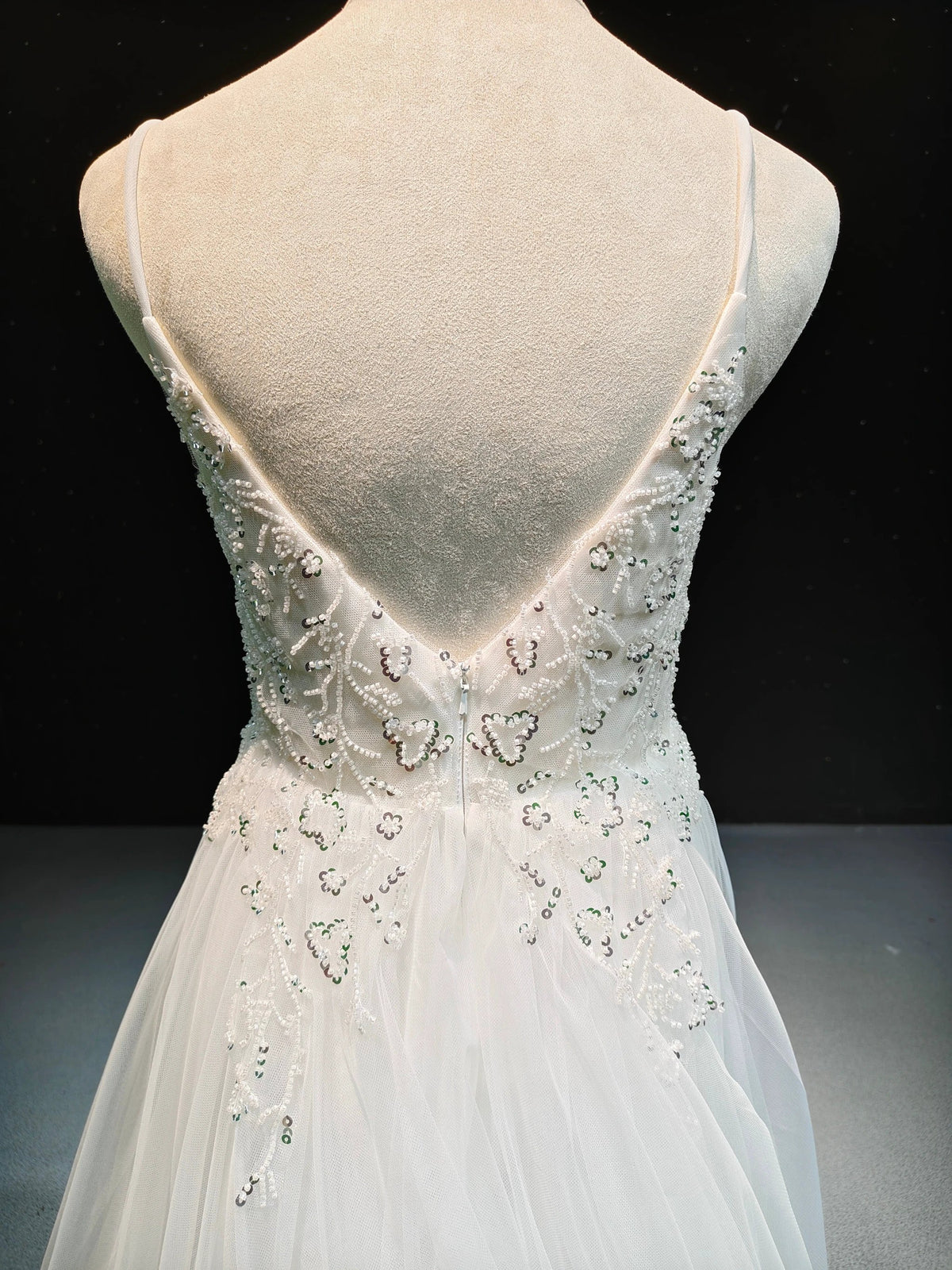 Starry Tulle Embroidery by ZAPDRESS