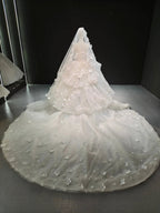 Blossom Veil Ballgown by ZAPDRESS