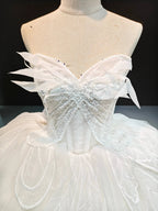 Feather Wing Ballgown by ZAPDRESS