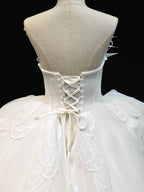 Feather Wing Ballgown by ZAPDRESS
