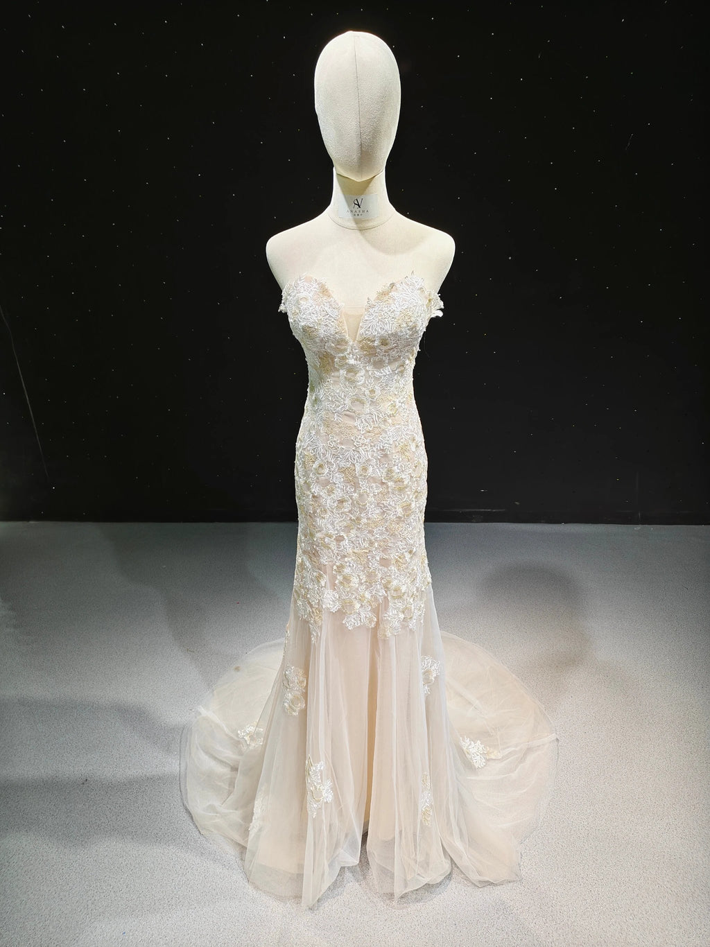 Golden Lace Mermaid Waltz by ZAPDRESS