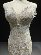 Golden Lace Mermaid Waltz by ZAPDRESS