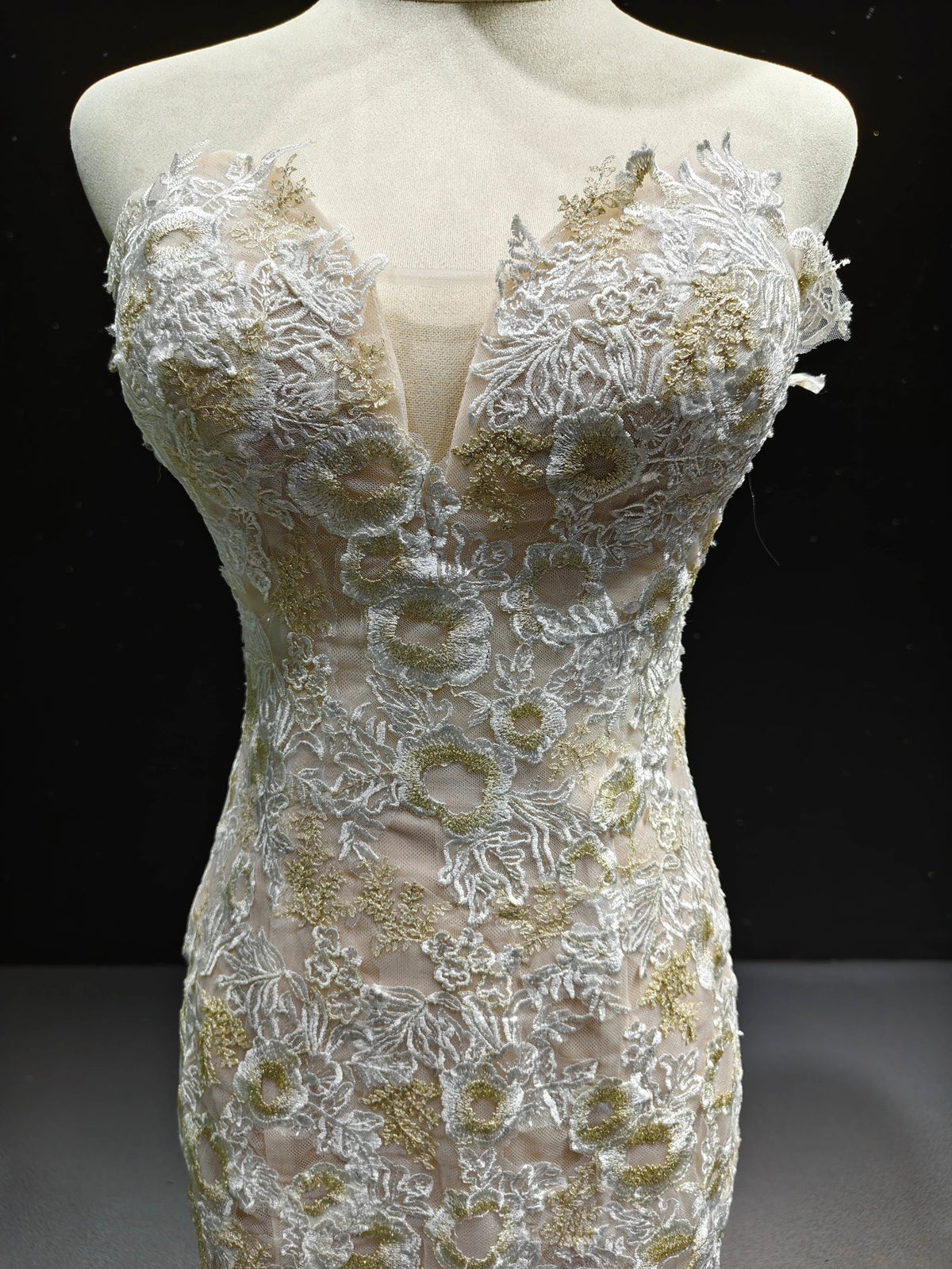 Golden Lace Mermaid Waltz by ZAPDRESS