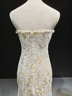 Golden Lace Mermaid Waltz by ZAPDRESS