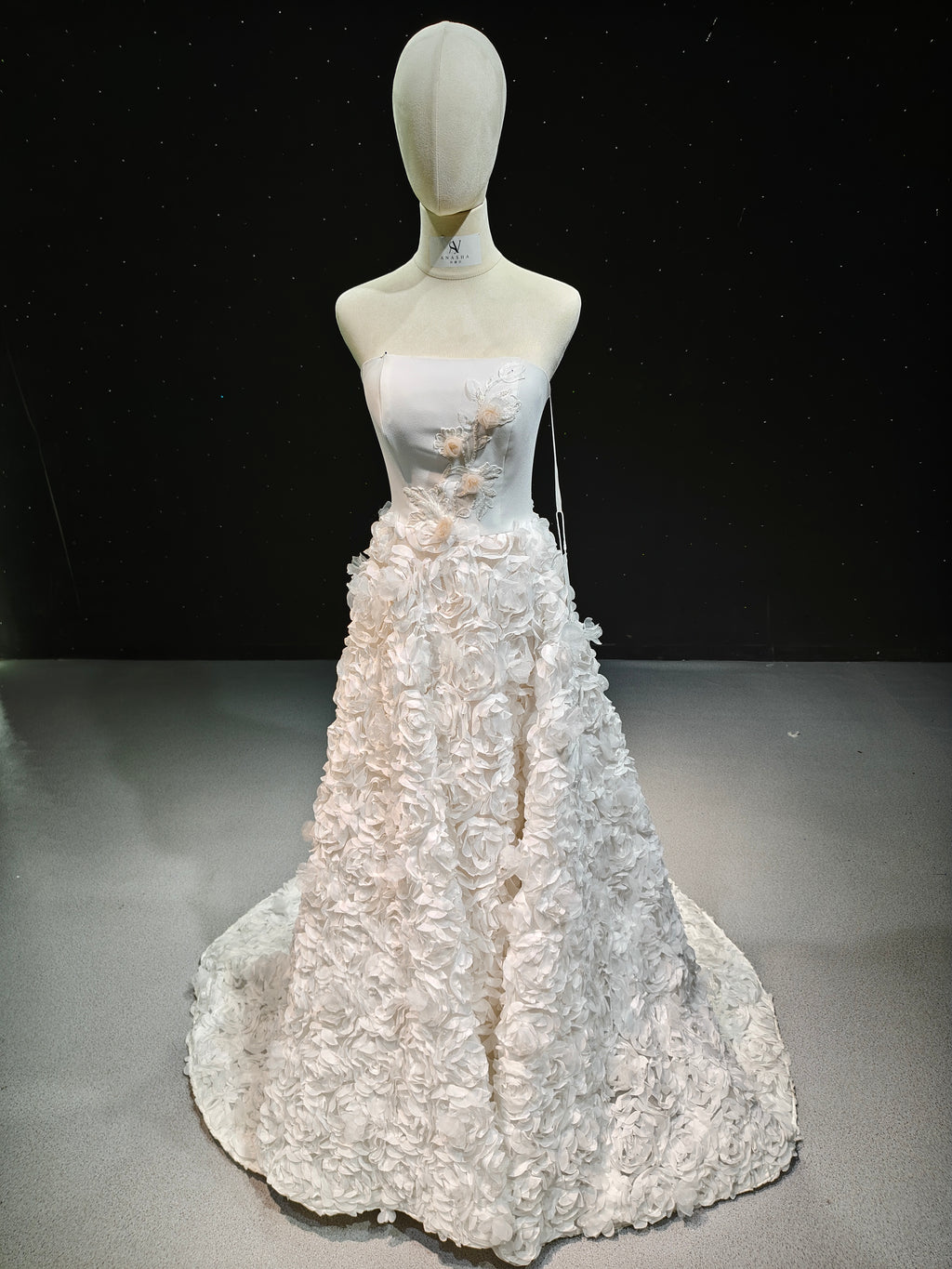 Blossom Cascade Ballgown by ZAPDRESS