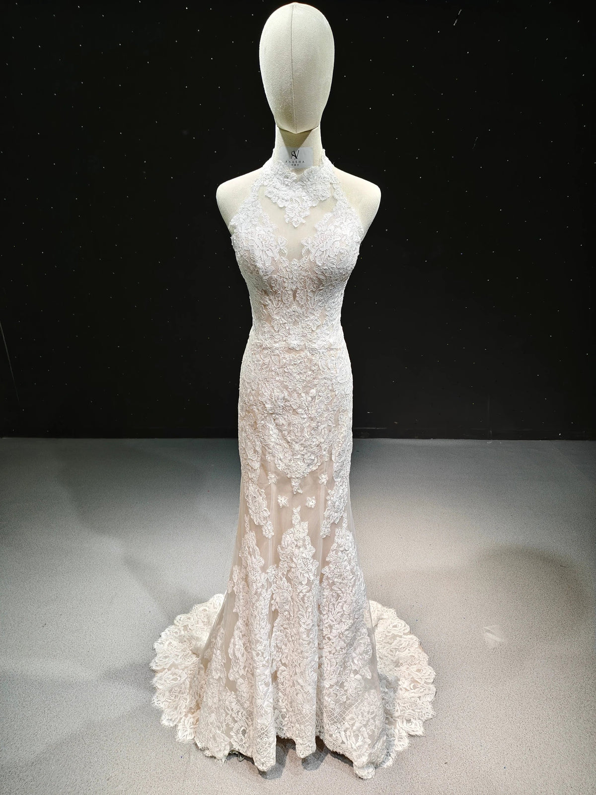 Lace Halter Mermaid Grace by ZAPDRESS
