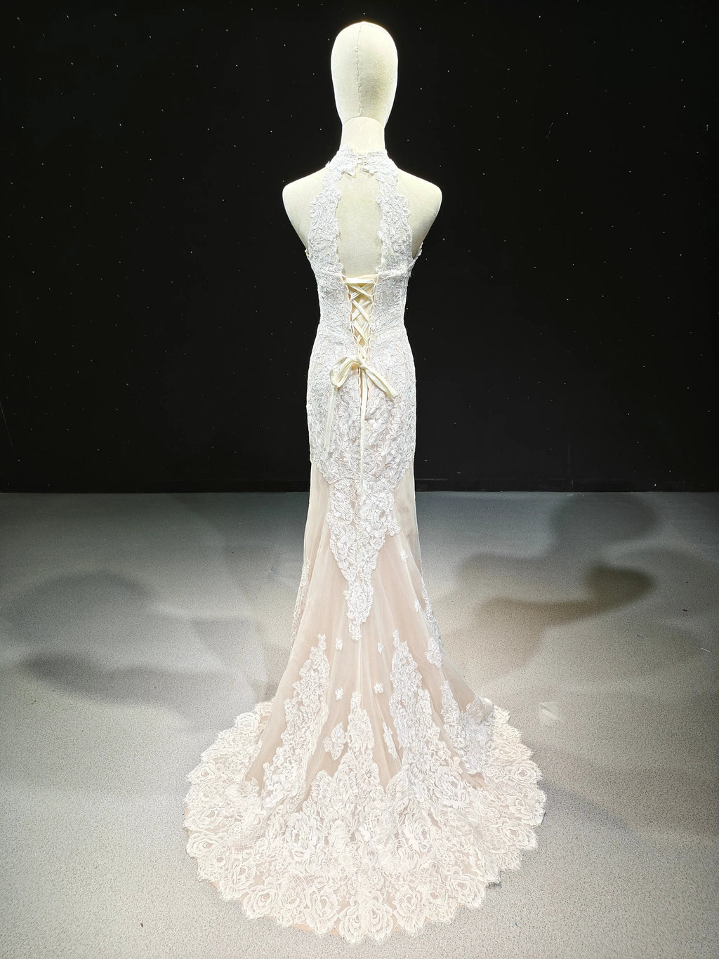 Lace Halter Mermaid Grace by ZAPDRESS