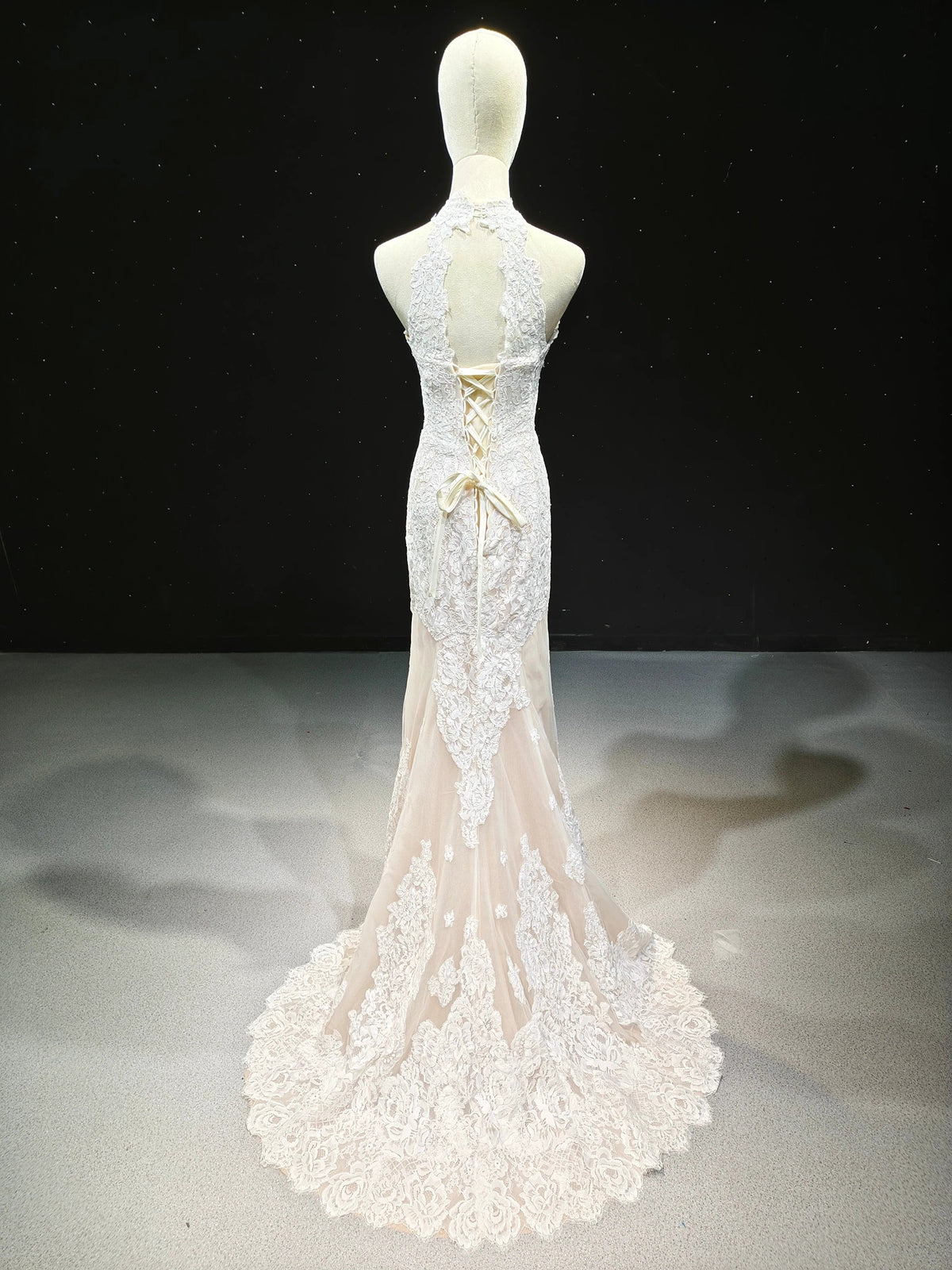 Lace Halter Mermaid Grace by ZAPDRESS