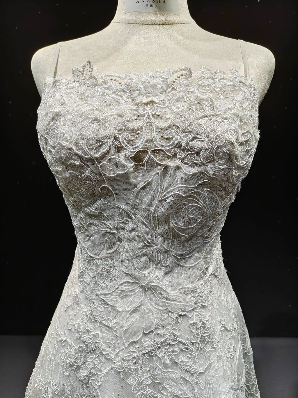 Lace Petal Slip Gown by ZAPDRESS
