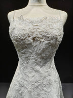 Lace Petal Slip Gown by ZAPDRESS