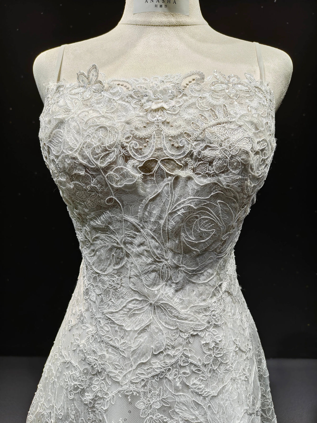 Lace Petal Slip Gown by ZAPDRESS