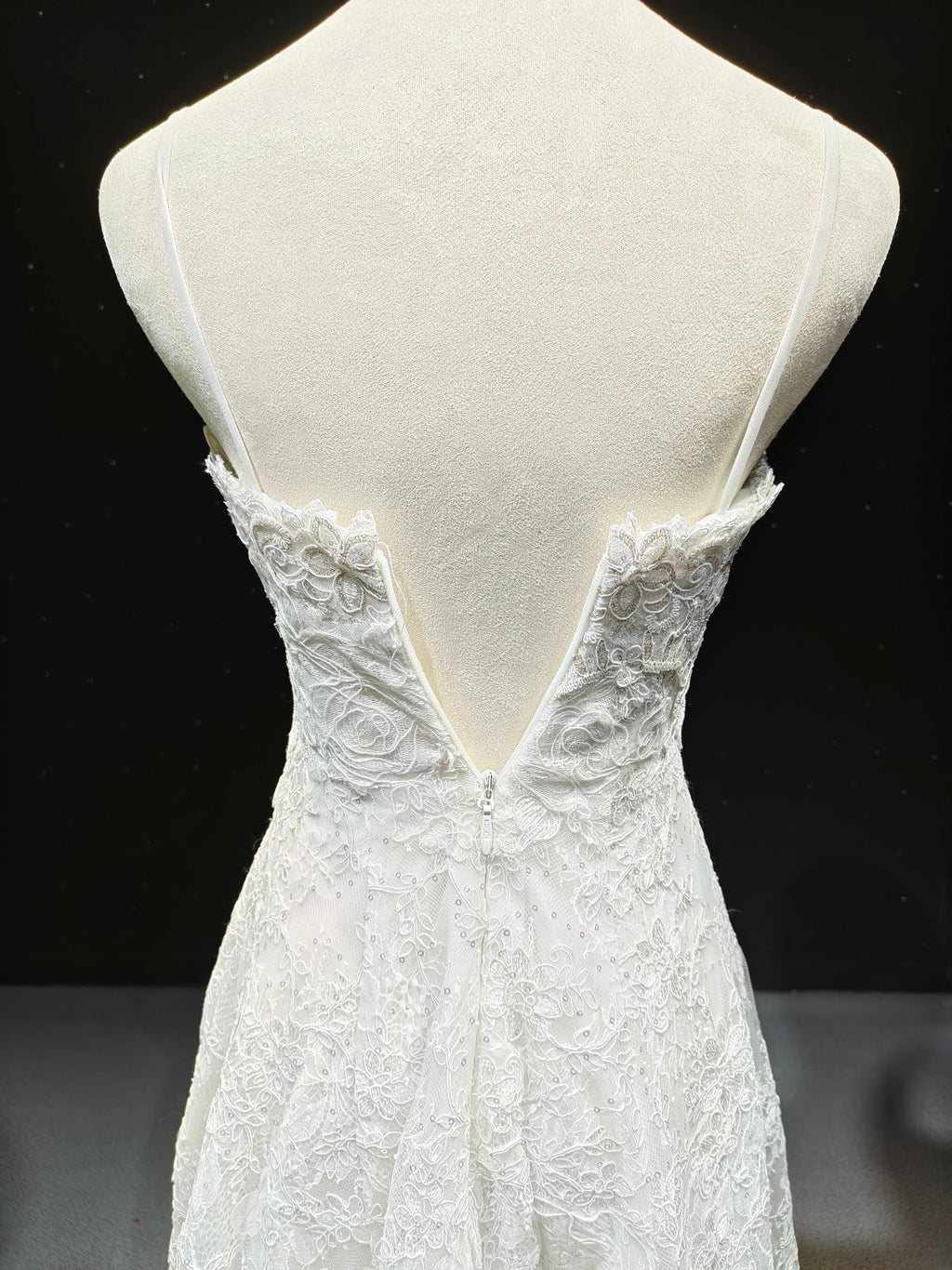 Lace Petal Slip Gown by ZAPDRESS